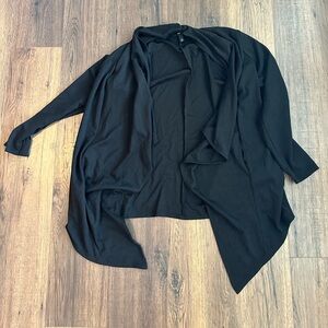 EUC Torrid Ponte Black Open Cardigan Size 1, 1x, 14/16